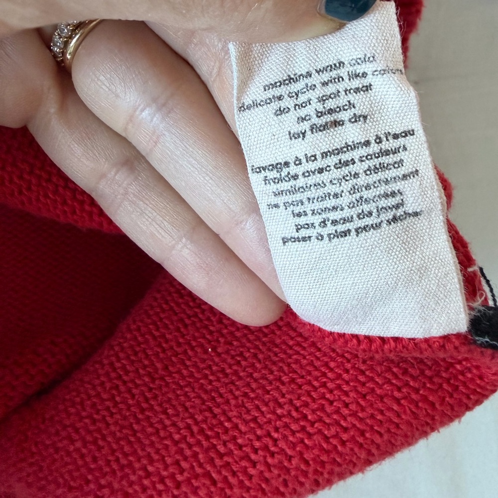 Donni Cotton Knit Cardigan Red - Picture 12 of 12
